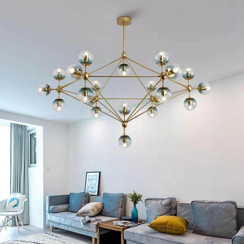 厂家直销铁艺魔豆分子吊灯北欧创意个性LED吊灯网红卧室客厅灯具,农机/农具/农膜,播种栽苗器/地膜机,淘宝优惠券,粉丝福利购,淘宝优惠卷