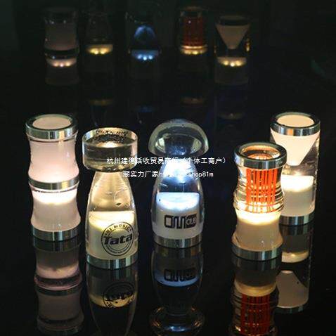 MJ酒具酒吧夜场拍拍感应防水LED服务灯吧台灯开台灯默认项玻璃无