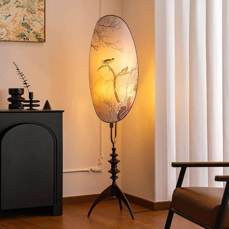 氛围卧室美学繁花新中式屏风宋代客厅落地灯艺术灯具花鸟古风无,农机/农具/农膜,播种栽苗器/地膜机,淘宝优惠券,粉丝福利购,淘宝优惠卷