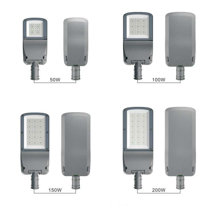 外贸新款压铸路灯 50W100W150W200W300W户外工程市电路灯头