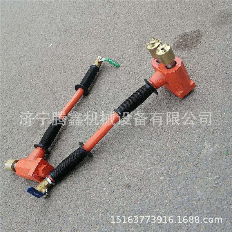 单头气动混凝土凿毛机 手持式风动三头凿毛锤 路面桥梁双头打毛机