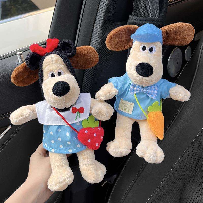 安全带护肩套防磨衣服夏季可爱掌门狗女汽车保险带保护套四季通用