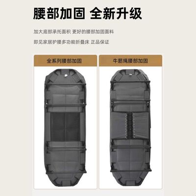 折叠床午睡床单人午休办公室神器躺椅便携户外医院简易透气陪护床
