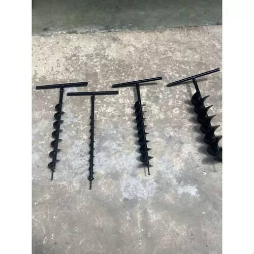 地钻钻头手动手柄人工挖坑神器手动钻孔器开孔打桩手动螺旋地钻头