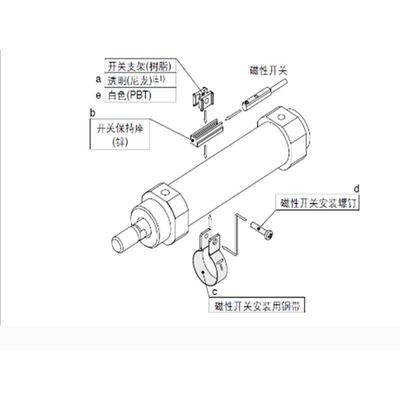 SMC原装迷你气缸CDJ2B10/CDJ2D16/CDJ2B16-10-15-20-25-75-175-20