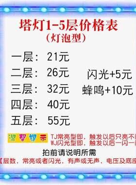 机床信号灯12v24v三色灯LTA-205-1T常亮闪光警示灯220v声光报警器