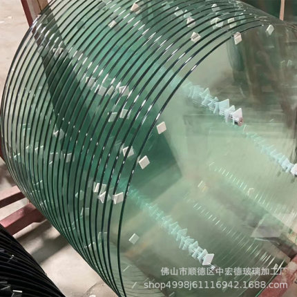 茶几圆形餐桌桌面钢化玻璃垫片家用定制定做烤漆台面板夹胶长方形