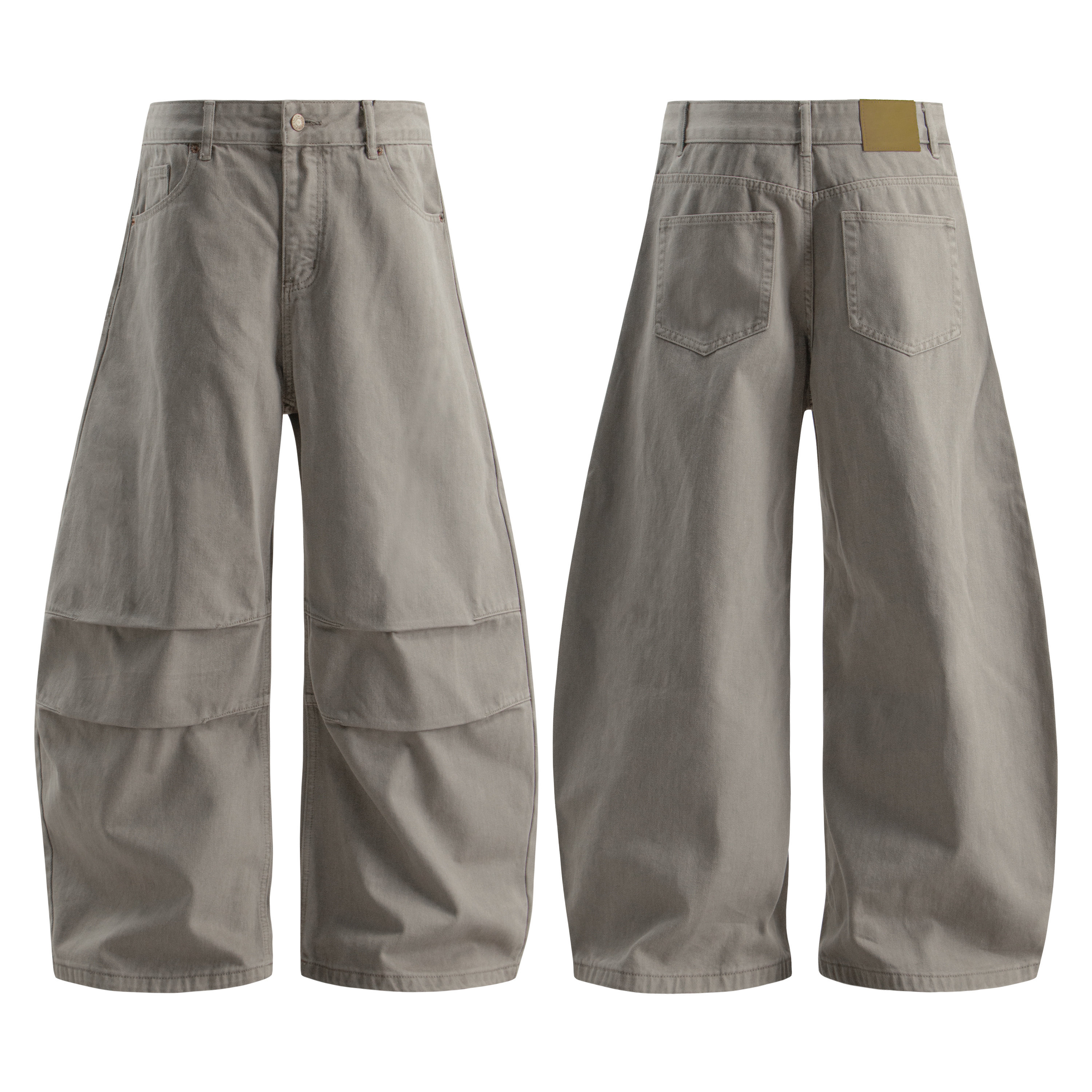 14.2oz宽松阔腿休闲裤