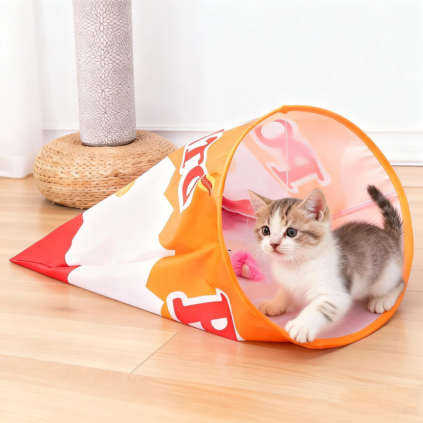 猫咪玩具钻袋子响纸自嗨解闷神器耐抓耐咬含挂件逗猫老鼠宠物用品