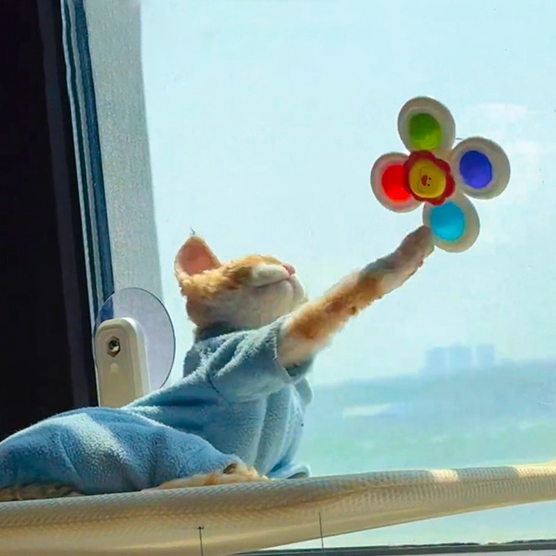 猫咪玩具吸盘转转乐逗猫棒