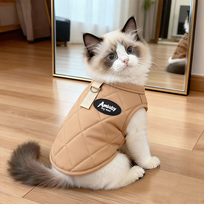 猫咪衣服冬季保暖加厚马甲可牵引防掉毛暹罗布偶休闲背心宠物服装,宠物/宠物食品及用品,狗宠物服装/雨衣,淘宝优惠券,粉丝福利购,淘宝优惠卷