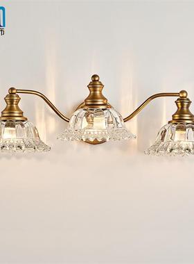 跨境亚马逊新款农舍浴室灯具卧室黑色梳妆台灯镜前灯Vanity Light