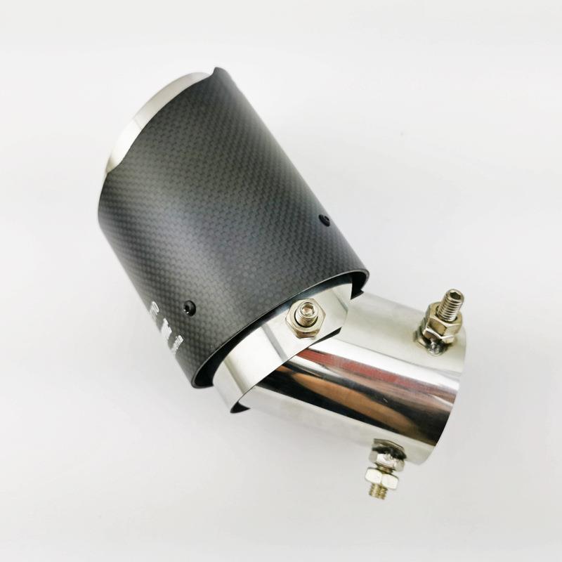 CRV汉兰达IX35智跑排气管装饰KX5驭胜S350通用碳纤维尾喉改装配件