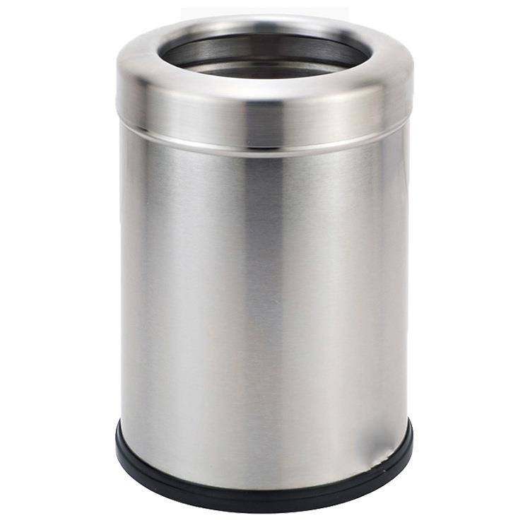 南单层客房桶古铜色黑色圆形直投房间垃圾桶客厅酒店纸篓GPX-205D
