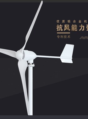 极速风力发电机家用12V24V22z0v永磁小型风能发电机带风光互补控