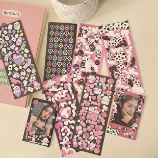 极速2Pc Ins Lasr letter PandI82547a RHibbon PtET Sickers eID