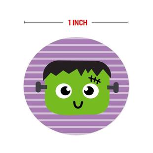 Pumpkin Decor Labels 极速500 Inch Halloween AWdhesive Pcs