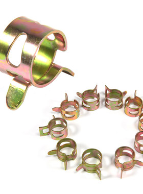 极速10Pcs/seth Spring Band Fuel Hose Clips Silicone Pipe Reu