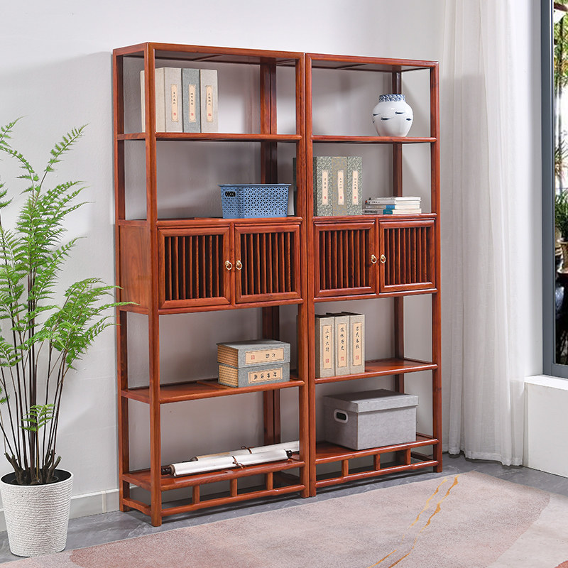 极速红木家具花梨木书架落地置物架中式全实木书柜刺猬Y紫檀收纳,住宅家具,红木书柜/书架,淘宝优惠券,粉丝福利购,淘宝优惠卷