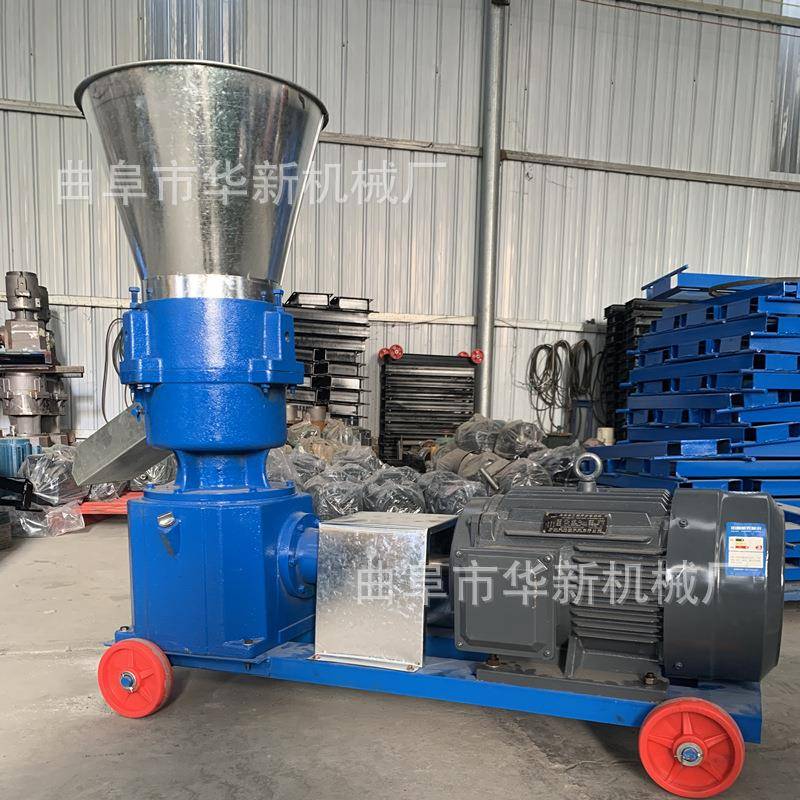 鸡鸭饲料颗粒机养殖牛羊猪饲料机小型家用秸秆草料制粒颗粒机