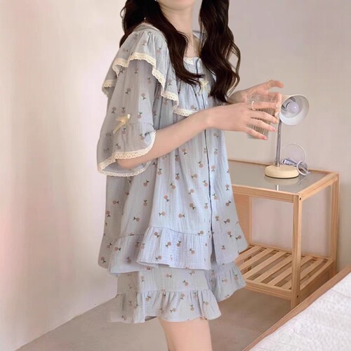 睡衣女款夏天春秋季2025甜美少女
