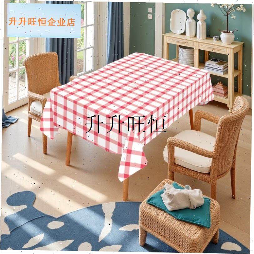 头布一次性桌布长方形q圆桌防水防油加厚餐厅饭店商用大红格台布,,餐饮具,一次性桌布,淘宝优惠券,粉丝福利购,淘宝优惠卷