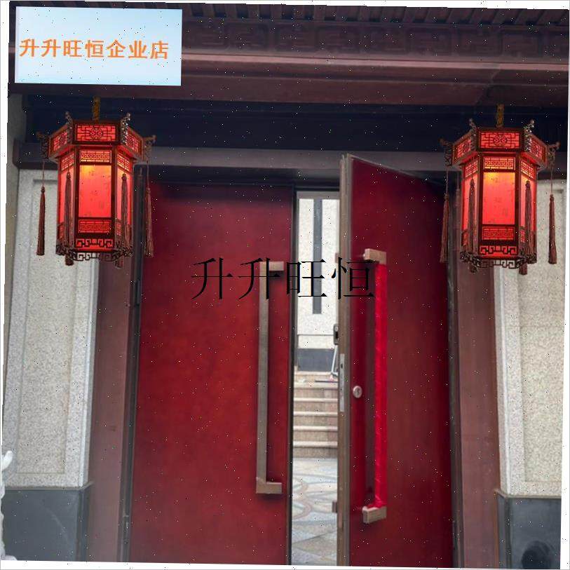 式实木六角宫灯阳台红灯笼吊灯寺庙祠堂中国风S仿古建筑门头户外,,家装灯饰光源,客厅吊灯,淘宝优惠券,粉丝福利购,淘宝优惠卷