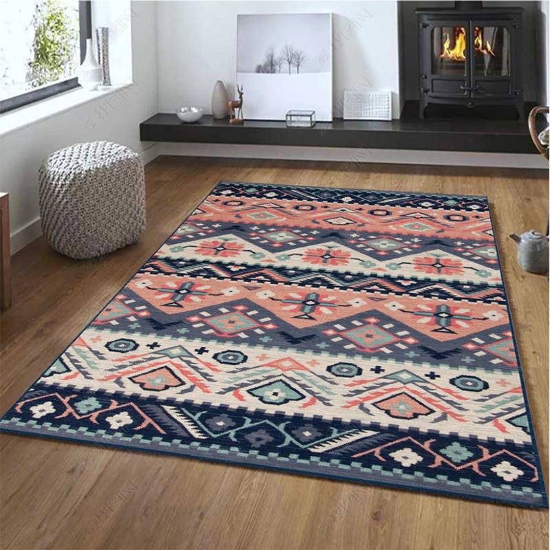 北欧民族风地毯卧室沙发茶几榻榻米波西米亚家用客厅地毯地垫