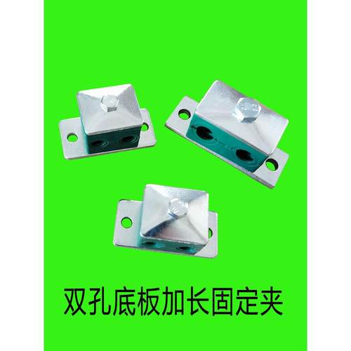 双孔液压油管固定夹圆管固定支架轻型塑料管夹电缆线路水管夹管卡