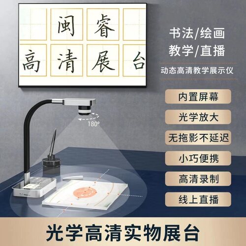 闽睿视频展台内置屏幕无损放大
