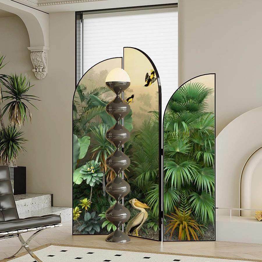 东FC507南亚热带雨林植景物屏店风隔断客厅折室叠移动卧设计师服