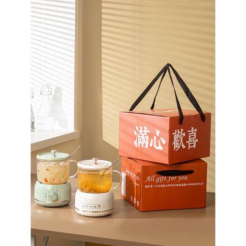 小型1人用养生杯电炖杯滋补品养生壶自动花茶壶电热杯送礼品套装