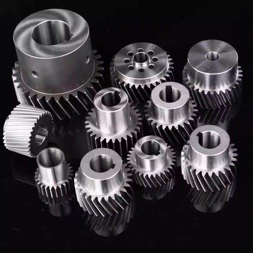 工业炼轮齿轮配件大全炼条齿条组合传动08b4分5分6分45钢加工定做