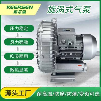 现货供应LD055H43R185.5KW高负压鼓风机旋涡式气泵吹吸两用风机
