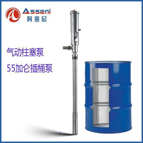 不锈钢气动高粘度抽料泵防爆油桶泵不锈钢柱塞泵打胶泵气动浆料泵