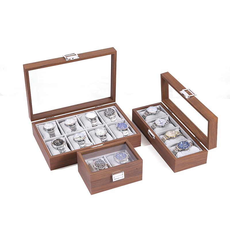 黑胡桃木软枕手表收纳盒