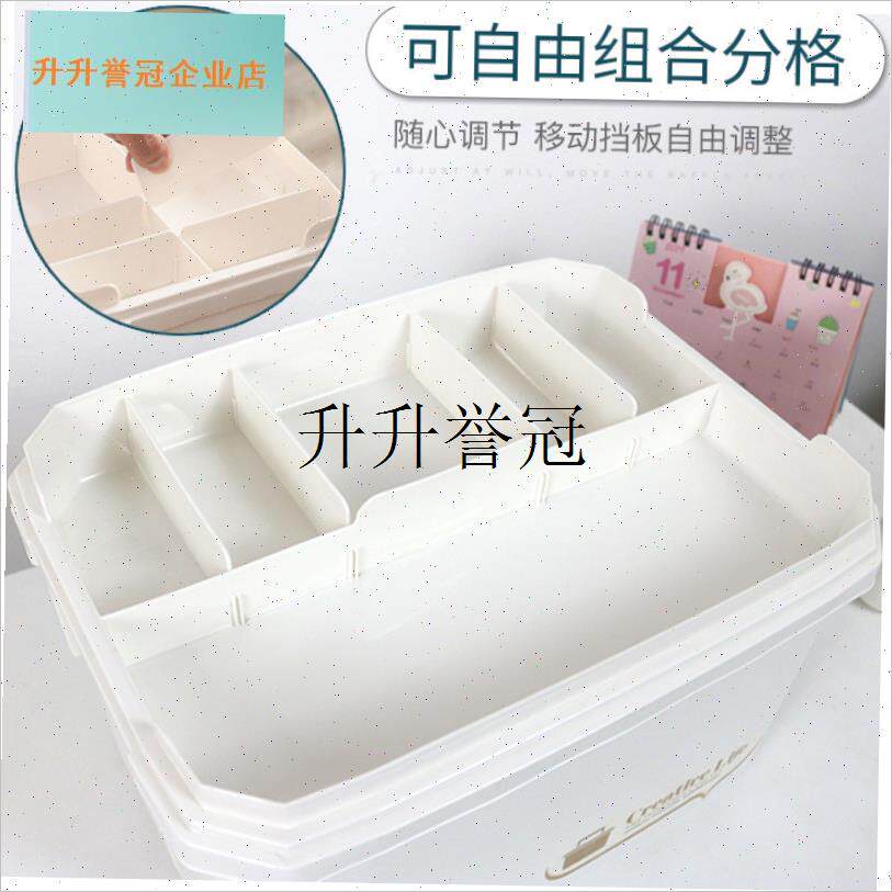 双层渔具工具箱垂钓配件收纳盒双层大容J量主线子线钓鱼线组工具,
