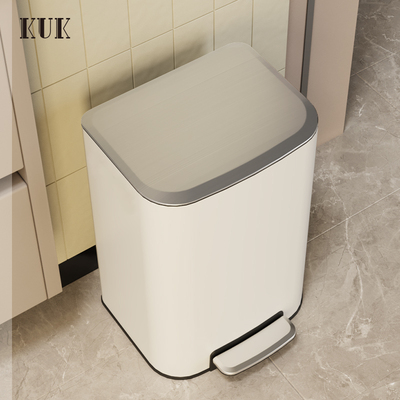 厨房垃圾桶家用不锈钢客厅脚踏式化妆室厕所脚踩带盖子大号大容量