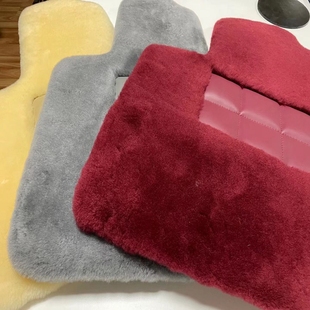 适用于兰博基尼Urus盖拉多Huracan大小牛羊剪绒脚垫澳毛羊毛地毯