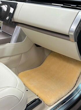 适用于雷克萨斯LS500 GX460 LX570LX600LC羊剪绒脚垫澳毛羊毛地毯