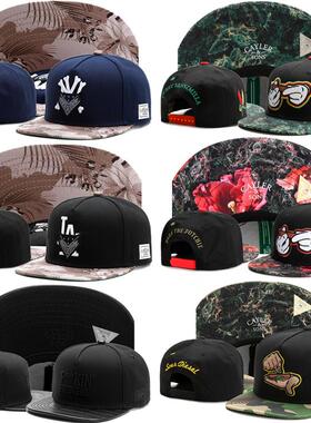 新款cayler sons平沿帽户外休闲棒球帽男女款时尚潮街舞嘻哈帽子