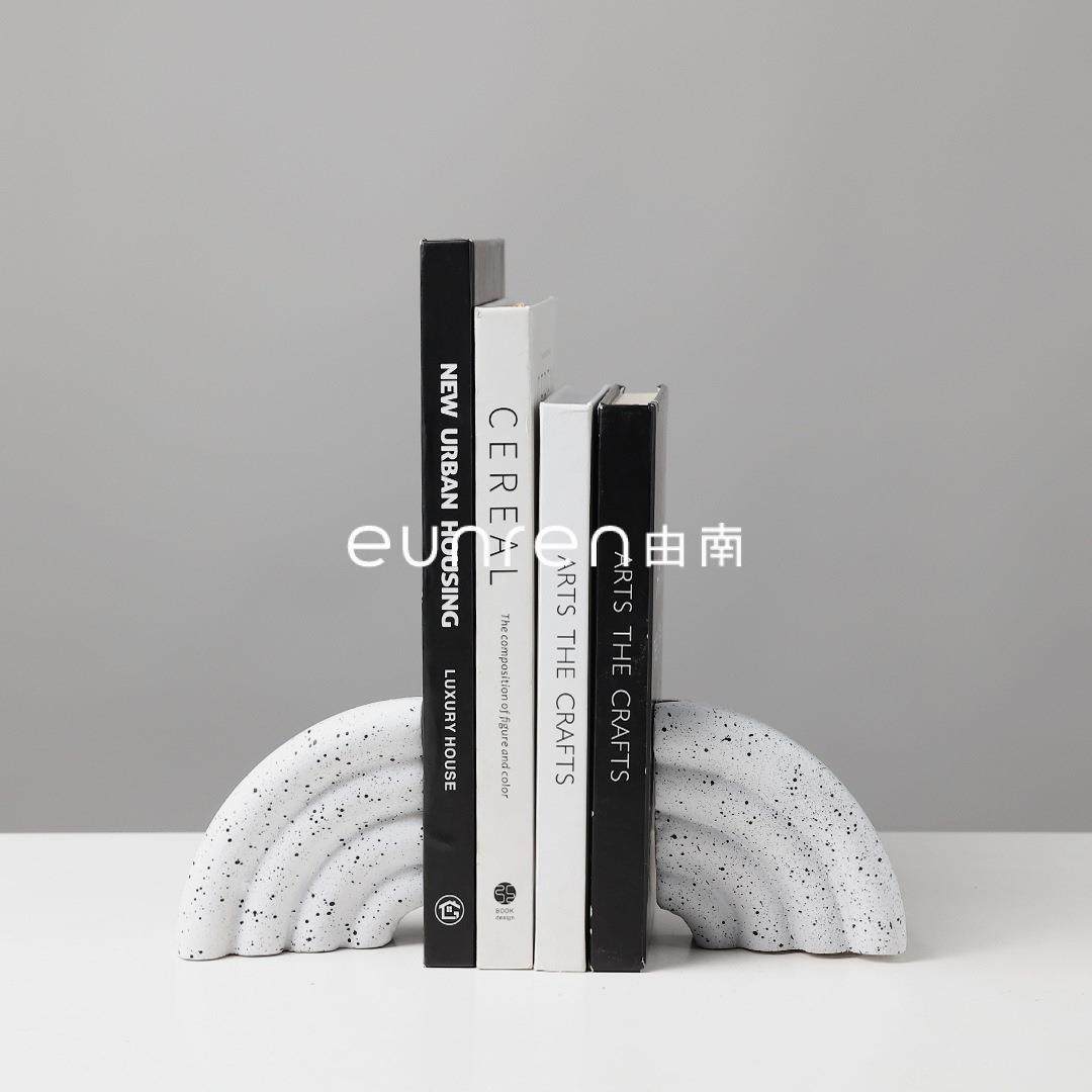 现代简约树脂彩虹桥书档书靠镇纸摆件样板房间家居创意软装饰品,收纳整理,烫衣板及配件,淘宝优惠券,粉丝福利购,淘宝优惠卷