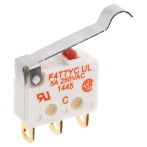 F4T7YCUL思博F4T7YC-UL微动开关模拟滚轮杠杆5A250V