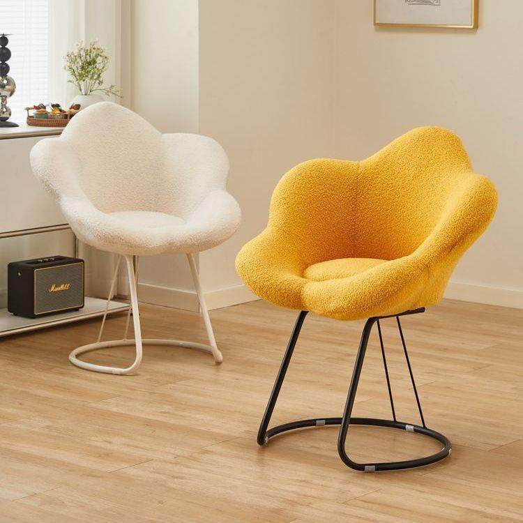 网红化妆花瓣家用凳子女生卧室轻奢奶油椅子简约靠背美甲梳妆椅子,智能设备,其他智能设备,淘宝优惠券,粉丝福利购,淘宝优惠卷