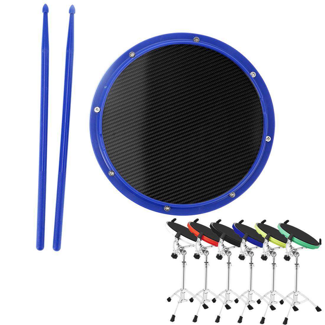 12寸哑鼓套装架子鼓练习哑鼓垫碳纤维初学入门哑鼓垫人声节拍器