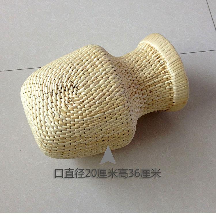 5ZV7传统手工艺品柳编大升斗柳编收纳筐米筐斗容器结婚嫁娶影