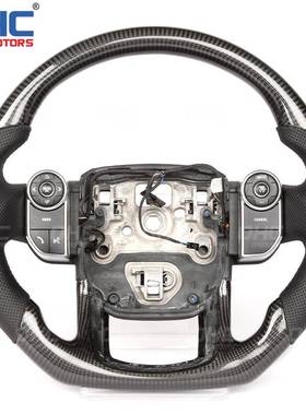 适用于路虎揽胜Velar SVR L494碳纤维多功能按键汽车方向盘总成