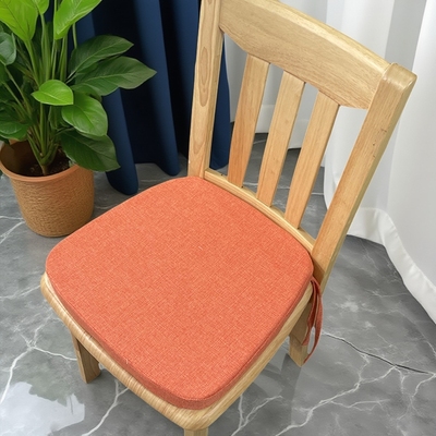 茵馨防滑青岛简约餐椅垫马蹄形新