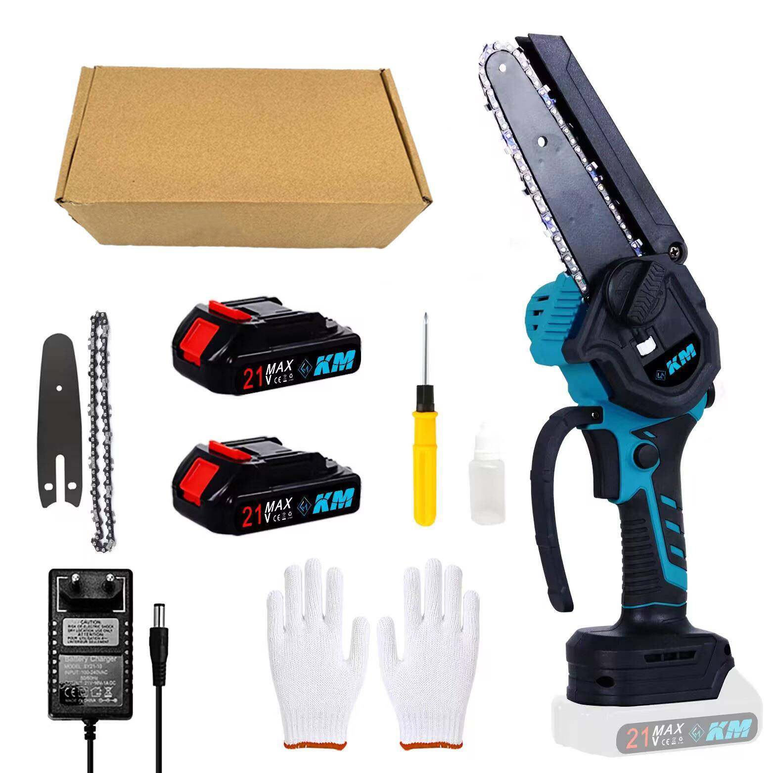 新款21v电链锯4寸6寸带油壶数显园林大功率锂电锯充电式伐木工具,畜牧/养殖物资,畜牧/养殖器械,淘宝优惠券,粉丝福利购,淘宝优惠卷