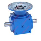 HDAF11 J铸铁螺旋伞齿轮箱转向器直角换向箱锥齿轮方形减速机